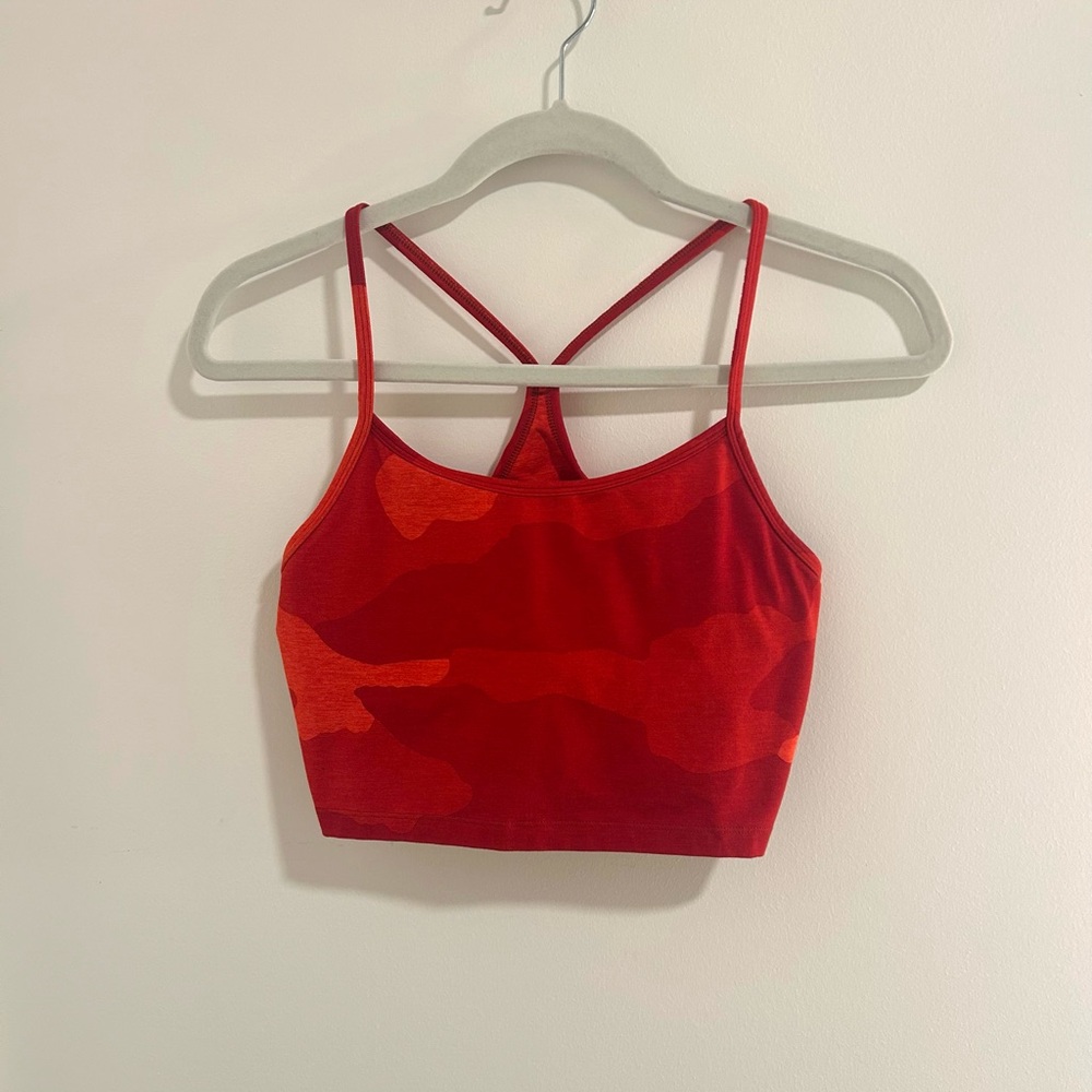 Aerie Red Camouflage Tank Top